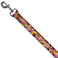 thumbnail image 2 of Buckle-Down Dog Leash Rapunzel 4 Tangled Poses Pascal Lights Light Purples 6 Feet Long 0.5 Inch Wide, Multicolor (DL-6FT-WDY289-N), 2 of 3