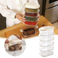 thumbnail image 2 of TIELUTT Containers Food Stackable Space Saving Canister Condiment Organizer Family Gathering Picnic Linen Closet Organizer Fruit Container Vacuum Seal Containers Take Out Containers Disposable Contai, 2 of 8