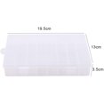 thumbnail image 5 of Compartment Crafts Storage Box Bead Organiser Case Clear Adjustable Jewelry Bead Container Case for Jewellery Making,24 Grids, 5 of 5