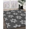 thumbnail image 3 of Ahgly Tapis Rectangulaire Lavable en Machine Intérieur Transitionnel Gris Canon, 5 Pieds x 7 Pieds, 3 of 7