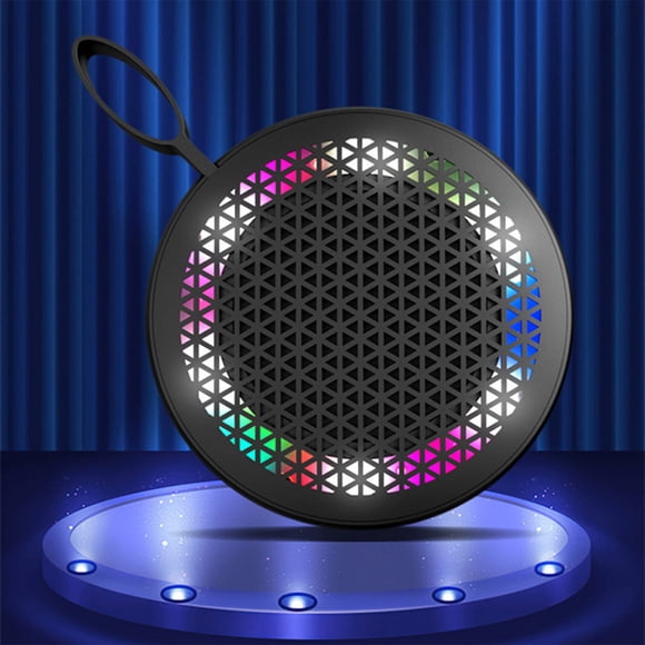 EGNMCR Bluetooth 5.0 Diffuseur Coloré Mini Audio Extérieur Portable Audio Bluetooth Caisson de Basses Son Surround Haut-Parleur Hi-Fi, Cadeau