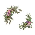 thumbnail image 4 of 2Pcs Wedding Arch Flowers Realistic Floral Arrangements Swag Handmade Decorative Violet, 4 of 9