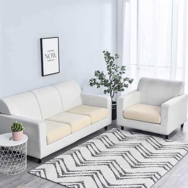 Sofa Sets for Living Room 3 Piece Cushion Sofa Seat Cover Tightly Wrapped Protection Plush Fiber Living Room 3 Piece Living Room Set Cushion Covers for Living Room Sofa Seat Cushion Covers