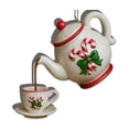 thumbnail image 3 of QIPOPIQ Vintage Christmas Teacup And Teapot Festive Decoration, 3 of 3