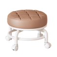 thumbnail image 3 of Lipstore 360 degree Rotating Low Roller Seat Stool Pulley Low Stool for Living Room Kitchen Coffee, 3 of 8