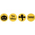 thumbnail image 2 of Darling Souvenir  Halloween Theme Stickers for Candy Chocolate Labels 190 Pcs-Yellow, 2 of 2