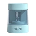 thumbnail image 2 of Automatic USB Electric Pencil Sharpener with Adjustable Tip Thickness, Transparent Shavings Container, Compact Plastic Design, 8x8x10.5 cm, Portable for School and Office Use, 2 of 6