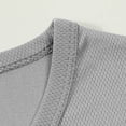 thumbnail image 4 of Pisexur T Shirts for Man , Hommes Mode Décontractée Couleur Unie Col Rond Course Exercice et Entraînement Physique Manches Courtes Haut Gris,P Chemises de Golf Hommes & Chemises Hommes, 4 of 6