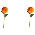 thumbnail image 4 of Baohd 1/2/3/5 10pack/lot Realistic Appearance Artificial Flower For Party Decor And Home Decor Orange 2PCS, 4 of 6