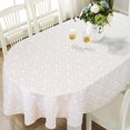 thumbnail image 1 of Oval Tablecloth 60x120in for Oval Table Waterproof Table Cloths for Dining Room Indoor Outdoor Table Cloth, 1 of 5