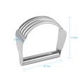 thumbnail image 4 of Cergrey Pastry Cutter, Dough Mixer,New Kitchen Craft Stainless Steel Pastry Dough Cutter Blender Mixer Whisk Baking Handheld, 4 of 8