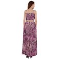 thumbnail image 4 of Bimba Ensemble Coordonné 2 Pcs Robe Aguichant de Plage et de Fête pour Femmes, Haut Court Imprimé Smocké et Jupe Longue, 4 of 7