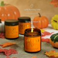 thumbnail image 3 of Fall Candles Set, Fall Scented Candles Including Hello F All, Apple Cider, Hot Cocoa, Maple Latte, Long-Lasting Pumpkin Candle, Eco-Friendly Soy Candles Non Toxic, Best Gift for Autumn, 4 Pack, 7 oz, 3 of 8