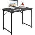 thumbnail image 1 of BestOffice 32 Inch Computer Desk, Home, Modern Simple Style for Home Office Study Writing, Black, 1 of 7