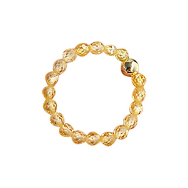 Coofit Bague de Doigt Simple Ajustable Rétro en Zircon Perlé Bague de Phalange pour Femmes