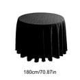thumbnail image 3 of Nappe Ronde 70 Pouces - Coton Polyester, Résistante aux Plis/à la Décoloration, Réutilisable - Nappe Jacquard - 1 Pce Nappe Circulaire pour Salle à Manger, Mariage et Fête d'Anniversaire, 3 of 6