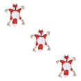 thumbnail image 2 of serony Polyester Stylish Dog Toy Durable And Easy To Clean For Busy Pet Owners Made Of Polyester Dog Toys fox 3Set, 2 of 6
