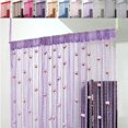 thumbnail image 2 of TIELUTT Rose Thread Door Curtain 2024 39x79 Inch String Curtain with Roses Room Divider Decoration Light Curtains 84 Rosette Curtains with Tiebacks Curtains Darkening Panels for Windows Shirt Curtains, 2 of 8