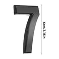 thumbnail image 1 of Penkiiy 2.36 Inch House Numbers for Outside - Easy Installation With Screw Set, Includes Hardware for Flush or Floating Mount, Matte Address Mailbox Numbers for Door, Exterior, Porch, 1 of 6