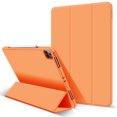 thumbnail image 1 of Case For Ipad Pro 11 2020, Trifold Stand Protective Case Cover With Auto Wake Up / Sleep, Ultra Thin Smart Magnetic Cover For Ipad Pro 11 Inch 2020 2nd Generation - Orange, 1 of 7