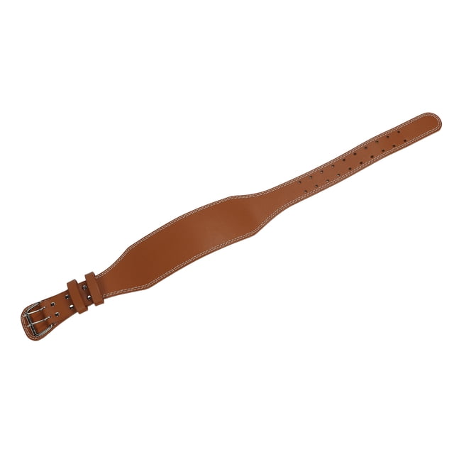 Weight Lifting Belt,Adjustable Leather Powerlifting Belt for Strength TrainingBrown