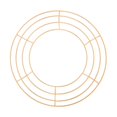thumbnail image 2 of Wire Wreath Frame Wreath Rings Wreath Making Supplies Iron Flower Wreath Frame Gold 40cm, 2 of 9
