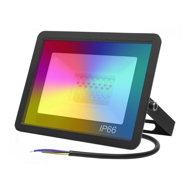 Smart Led 30W 50W 100W Flood Light RGB Outdoor Spotlight Wall Street Lamp Tuya Control Led Projector