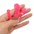 thumbnail image 4 of CHUANK 20Pcs Soft Touch Plush Material Cute Style Compact Portable Fuzzy Worms For Party, 4 of 8
