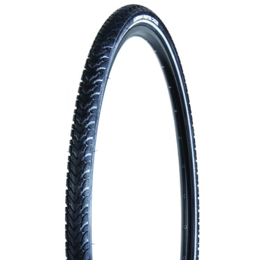 Michelin Pneu de Vélo Urbain avant Ou Arrière Type Cross pour Tout-Terrain, Étanchéité Type Tube, Paroi Latérale Noire, 700 x 35C