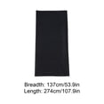 thumbnail image 3 of yulier Large Plastic Table Cloth 54 x 108 Inch Disposable Tablecloths Rectangle Table Cover for Parties Wedding Picnic Outdoor, Leakproof, Black, 3 of 8