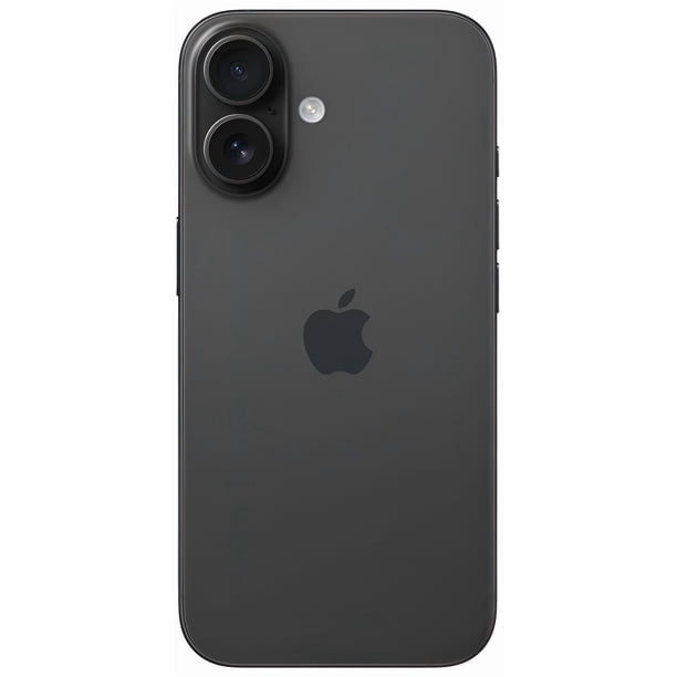Refurbished Apple iPhone 16 - 128GB – Black – 48MP Dual Rear