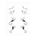 thumbnail image 1 of 2 Pcs Baby Hair Tattoo Stickers Waterproof Tattoo Edges Baby Hair Long Lasting Temporary Tattoo Sticker, Style 06, 1 of 4