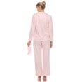 thumbnail image 4 of White Mark Women's Three-Piece Button-Down Pajama Set, 4 of 6