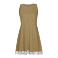 thumbnail image 3 of Gspmoly Robe d'Été, Robe d'Été Décontractée pour Femmes à Col Rond Sans Manches à Taille Haute Mini Robe Robe de Cocktail Offres Prime, 3 of 3