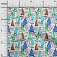 thumbnail image 2 of oneOone Rayon Aqua Blue Fabric Beach Boat Sewing Craft Projects Fabric Prints By Yard 56 Inch Wide, 2 of 4