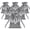 Grey, variant on TOPTIE 50 PCS Gray Satin Gift Bags 3.1x4.3 Inches, Jewelry Bags with Drawstrings, Party Favors