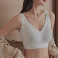 thumbnail image 5 of Workout Bras for Women Clearance Fashion Bras for Women No Underwire Seamless Wireless Bralettes Plus Size Comfortable with Support Everyday Bra Womens Comfortable Wireless Bras White, 5 of 5