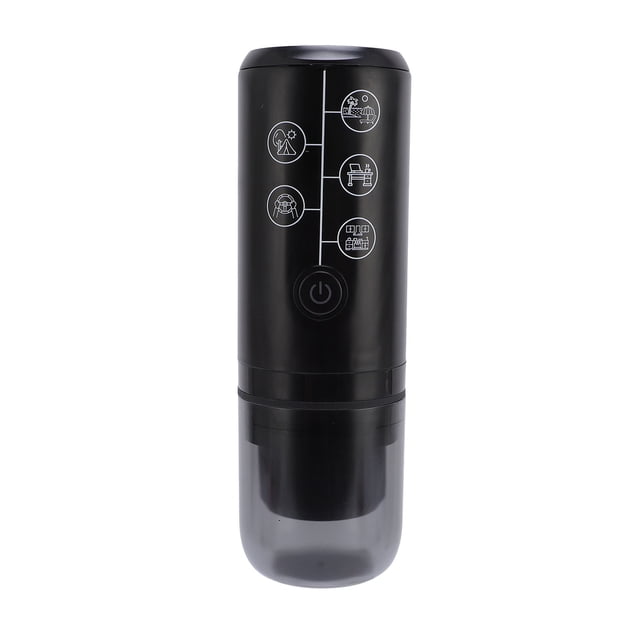 Machine Portable, Cafetière de Voyage Mini 20 Bars, Machine à Café Sans Fil à Piles, Commande à une Touche Capable de Préparer du Café Moulu Ou des Capsules, avec Batterie Li en Polymère