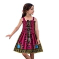 thumbnail image 1 of WEAIXIMIUNG Robes de Fête pour Filles 6T Robe Traditionnelle Sans Manches à Bretelles pour Tout-Petites Filles Robes Ankara pour Enfants, 1 of 9