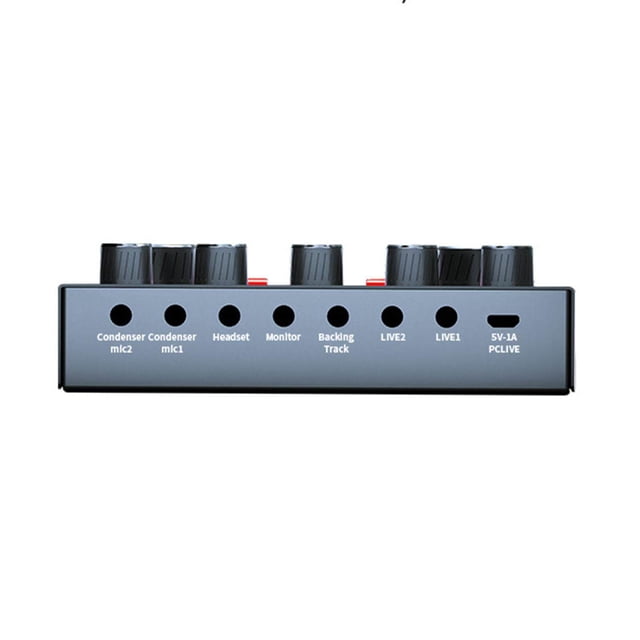 pitrice BM800 Carte Son en Direct Modificateur de Voix interface Ordinateur usb usb interface audio Mélangeur d'Interface audio avec Effets pour Diffusion en Direct 800mAh
