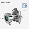 thumbnail image 3 of Redempat Password Lock Suitable For Various Scenarios Low Energy Consumption Sturdy 138-22silvery, 3 of 6
