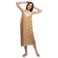 thumbnail image 1 of Moomaya Robe de Nuit Imprimée pour Femmes, Col en V, Bretelles Spaghetti, 1 of 6