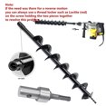 thumbnail image 3 of Auger Adapter, Carbon Steel 1 To 3 Garden Drill Adapter 2 Pits 2 Slots  For Garage, 3 of 8