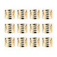 thumbnail image 3 of 12pcs Back Pattern Wedding Napkin Rings Buckle;Hollow Out Table Decoration Hollow Out Family Gatherings Everyday Use Napkin Buckle Holder, 3 of 8
