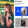 thumbnail image 4 of XiHAMA Waterproof Screen Protector Case Compatible with Apple Watch Series 6/5/4/SE 44mm, Hard Bumper with Tempered Glass for Watch Cover, 4 of 7