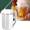 thumbnail image 2 of RASTAN Drink Pitcher, Plastic Pitcher with Lid - 2L Large Capacity Beverage Dispenser for Iced Tea, Juice & Cold Brew | Leakproof & Bpa-Free Design, Beverage Container, C, 2 of 9