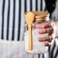 thumbnail image 4 of Coffee Glasses Set Glass Double Walled Coffee Mugs with Tall Mug Set Baby Bottles Set Keep Cup Round Glass Jar With Spoon & Seal Ideal Storage For Food & Cosmetics Airtight Lid Keeps, 4 of 4