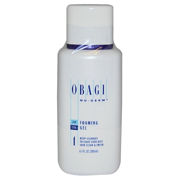 Obagi Nu-Derm #1 Gel Moussant Nettoyant AM/PM par Obagi pour Femmes - Gel 6,7 oz