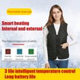 thumbnail image 3 of Electric Heated Vest Usb Washable Heating Vest Winter Heating Jacket Electric Heated Vest USB Washable Heating Vest Winter Heating Jacket For Men Women, 3 of 8