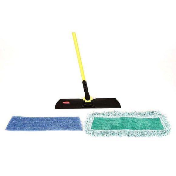 Rubbermaid Microfibre Wet and Dry Floor Cleaning Kit/Set (3 Pieces)